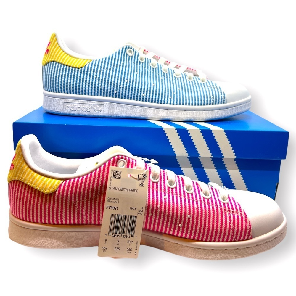 NEW w/Box Adidas Special Edition Stan Smith Pride FY9021 Tennis Shoes
